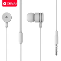 genai in ear wired earphones with mic 3 5mm earbuds for music sport gaming heavy bass stereo sound headset for mobile phones