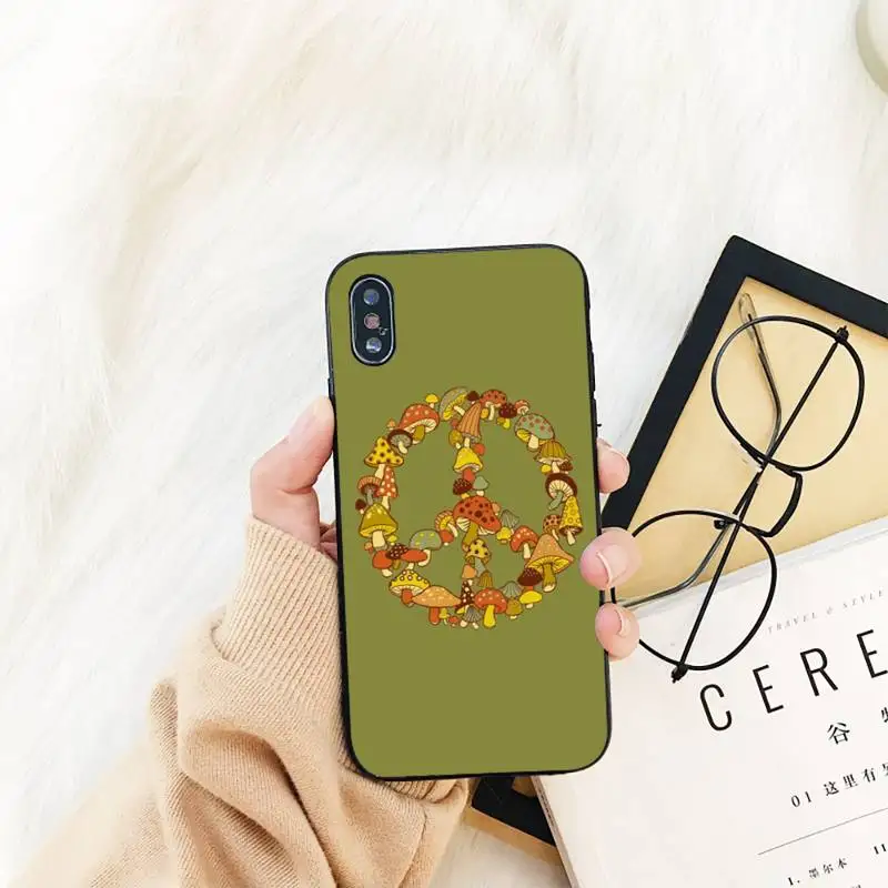 

Yinuoda Mushrooms Soft Phone Case Cover For iPhone 11 8 7 6 6S Plus X XS MAX 5 5S SE 2020 XR 11 pro Cover