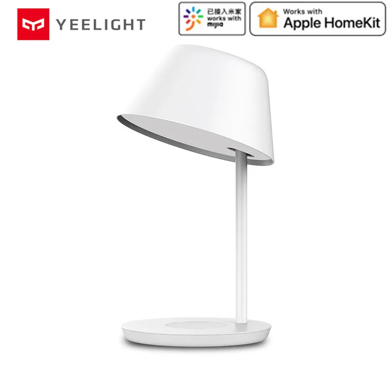 

Светодиодная настольная лампа Yeelight YLCT02YL, умный светильник с Wi-Fi, приглушаемой яркостью, 18 Вт, с беспроводной зарядкой, для iPhone, 6 Вт