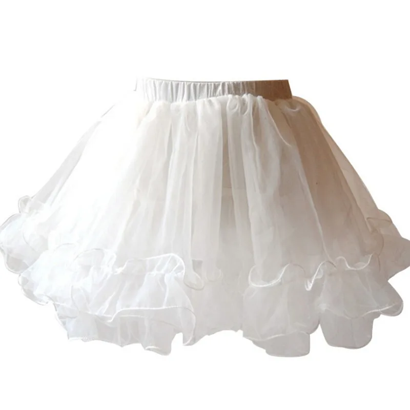 

Children's Dress Skirt Girls Pettiskirt Bottom Skirt Support Daily Short Skirt Lined Boneless Skirt Style Dresses Length Age