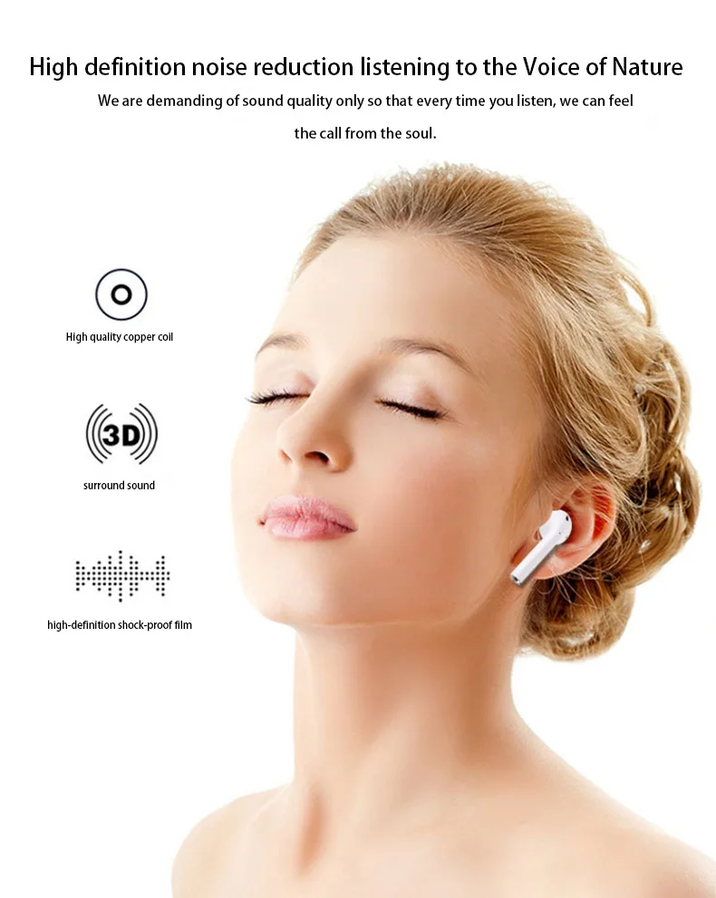 Istoreshop последняя i100 tws Беспроводная Bluetooth игровая гарнитура для iPhone и Android