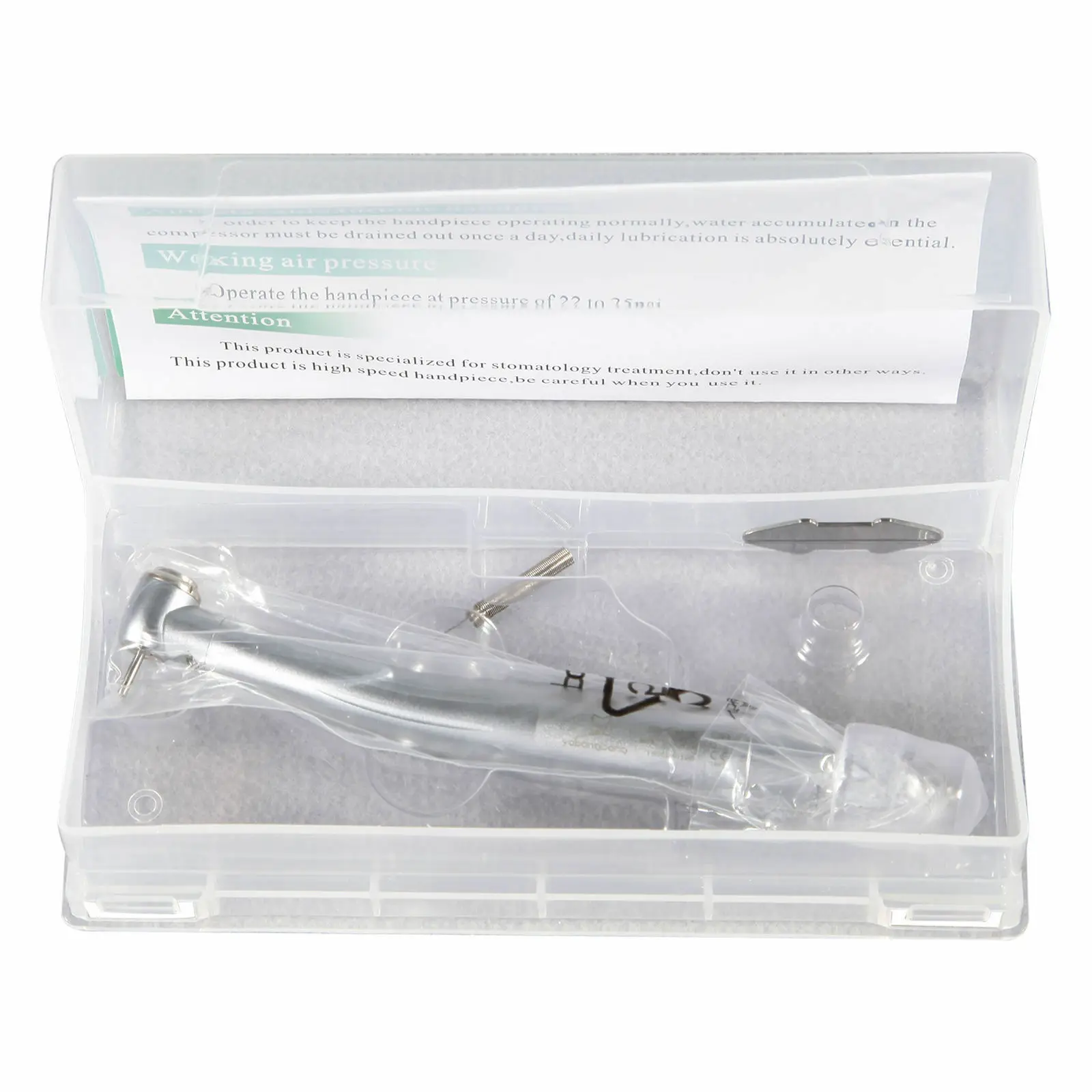 

KAVO type Dental LED Fiber Optic High Speed Handpiece Standard Head Triple Spray Turbine Push Button 6Hole