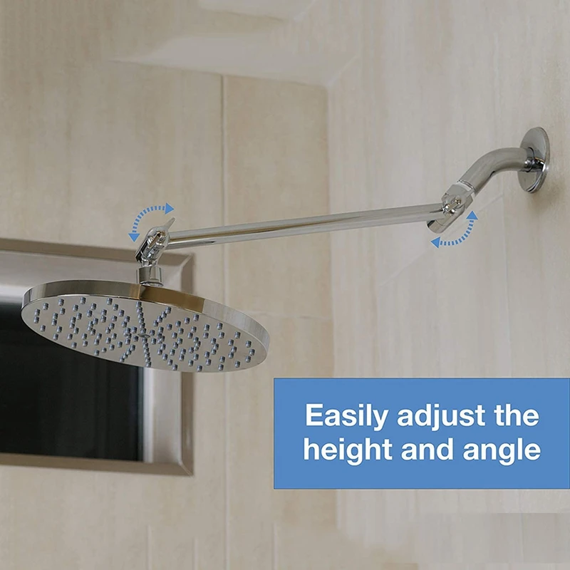 Регулируемый удлинитель для душа латунный душевой лейки с полированной