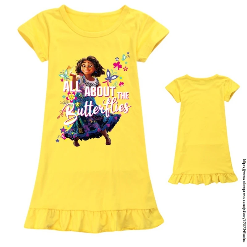 Ночная сорочка детская с коротким рукавом и диснеевским принтом - купить по