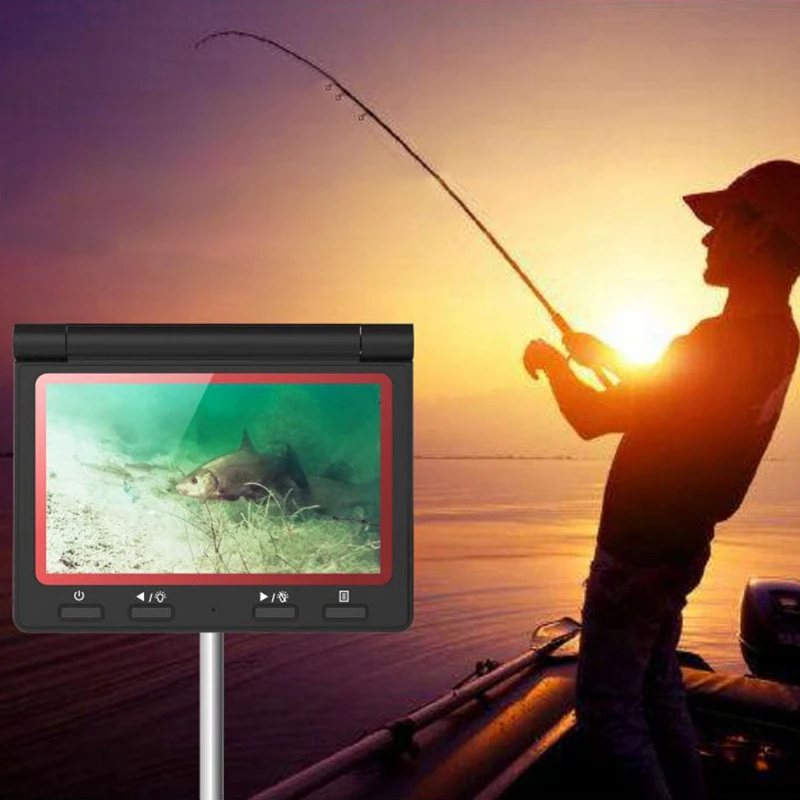 Рыболовная камера фиксированная на удочке подводный видео рыболокатор монитор 30