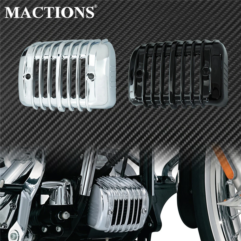 Регулятор напряжения мотоцикла крышка обтекателя черный/хром для Harley Softail FatBoy