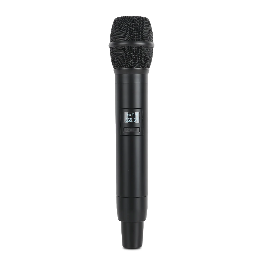 XTUGA U1002 UHF профессиональный двойной беспроводной микрофон Система 2 канала 2 ручной караоке микрофон Комплект для свадьбы, вечерние