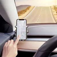 gravity auto phone holder for tesla model 3 y series hud holder stand vent mount cellphone stand support for iphone for samsung