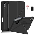 Для iPad Mini 6 Чехол 8,3 дюйма 2021 мультиугольный Магнитный чехол для iPad mini 6-го поколения защитный чехол с держателем для карандашей