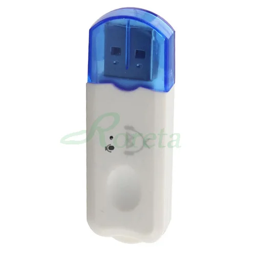 Roreta USB беспроводной Bluetooth приемник адаптер стерео аудио музыкальный приемник для автомобиля домашний динамик поддержка функция громкой связи - Цвет: White