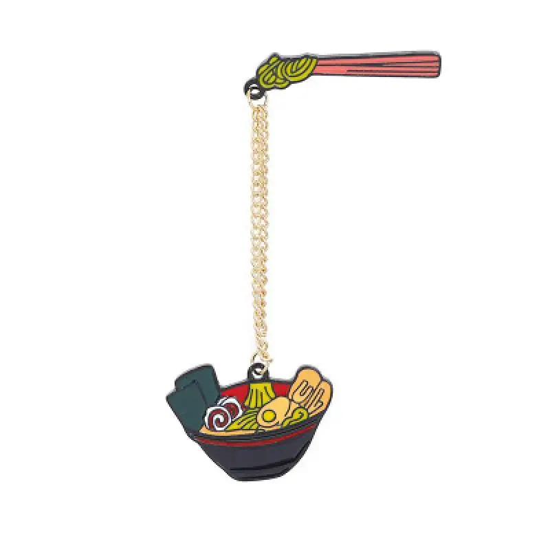 Мультфильм Ramen эмалированные булавки милые японские продукты Tonkotsu лапша Броши