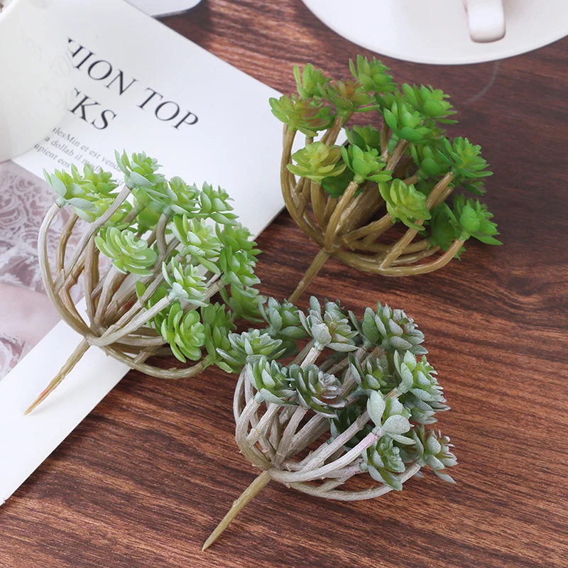 24 головы искусственное растение искусственный суккулент пейзаж земли лотос