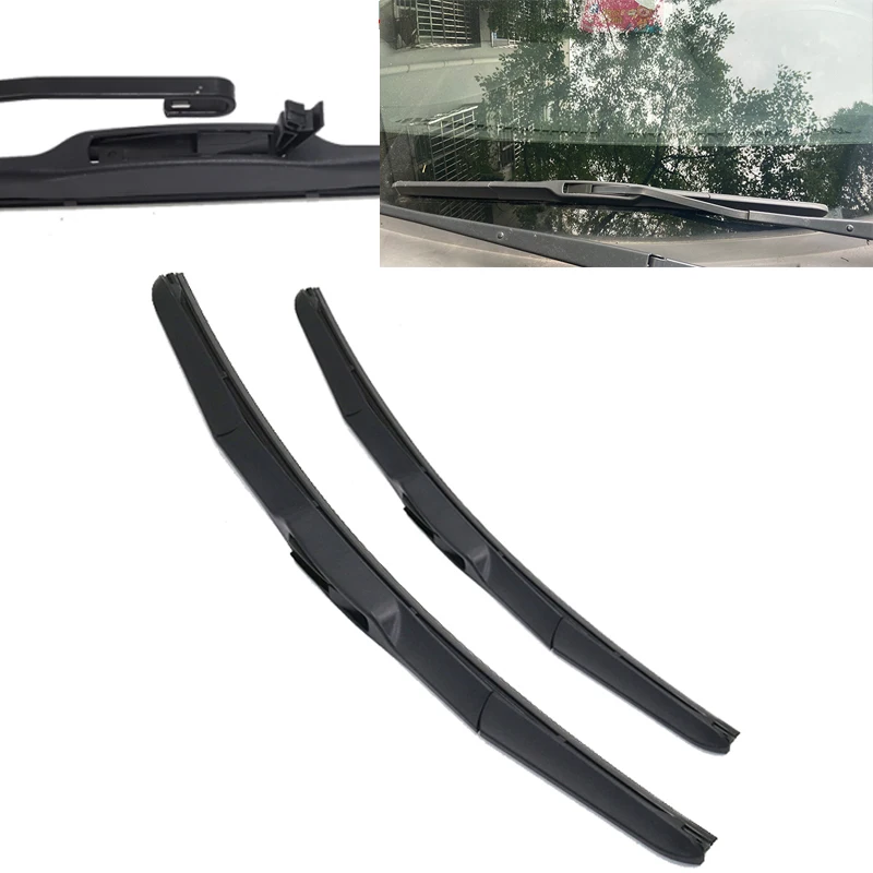 Пара лобового стекла гибридных стеклоочистителей для Hyundai Sonata Fit Hook Arms модель