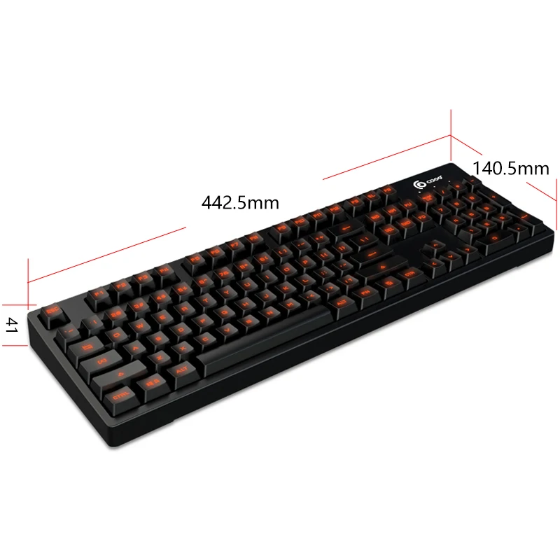 Профессиональная механическая клавиатура CD302 для киберспорта с синими/красными