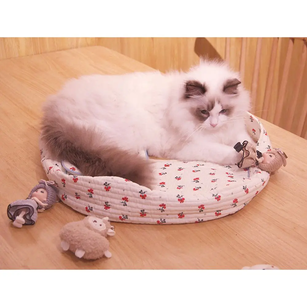 

Портативная Сумка-тоут для домашних животных, хлопковая текстура, уличная Дорожная сумка-Кроссбоди для перевозки собак, кошек, Котят, щенко...