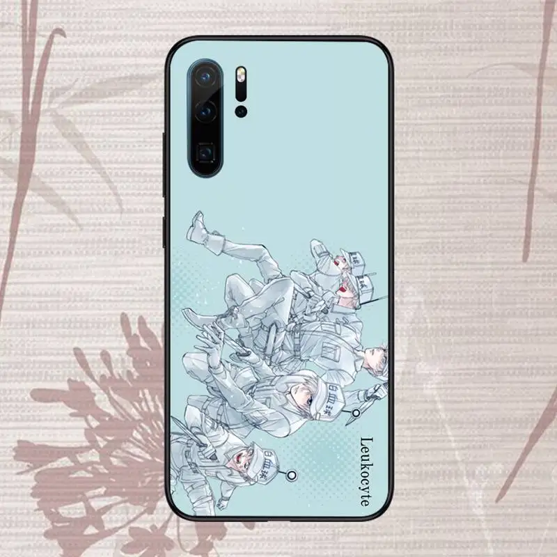 

WBC Leukocyte Phone Case For Huawei P20 P30 P40 lite Pro P Smart 2019 Mate 10 20 Lite Pro Nova 5t