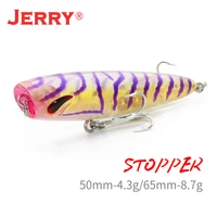 jerry stopper topwater popper micro fishing lures freshwater trout bass artificial baits 5cm4 3g floating plastic uv baits
