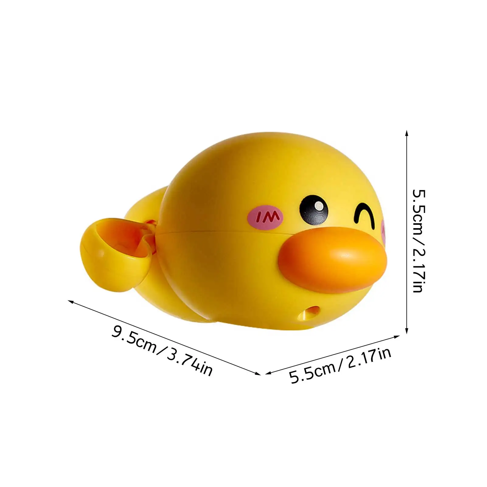 

5PCS Bathroom Bath Baby Toys Summer Swimming Children Play Water Cute Little Funny Duck Toys Clockwork Rowing Toys For Kid Gifts
