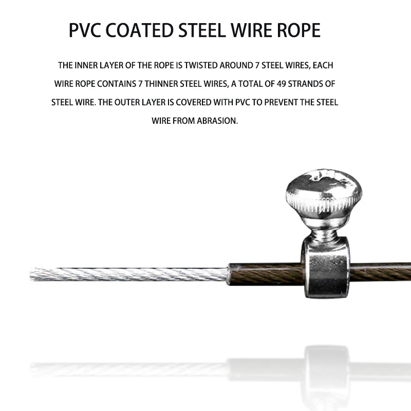 

Aluminum Handle Steel Wire Skipping Rope Fitness Children's Aluminum Alloy Type Handle Bearing Steel Wire Skipping Rope