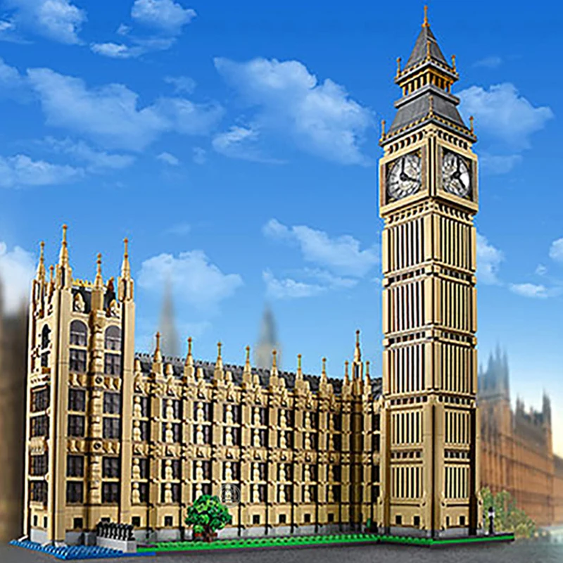 

180140 Streetview World Famous Buildings Big Ben Model Blocks Compatible 10253 17005 Bricks Sets Toys Birthday Gifts