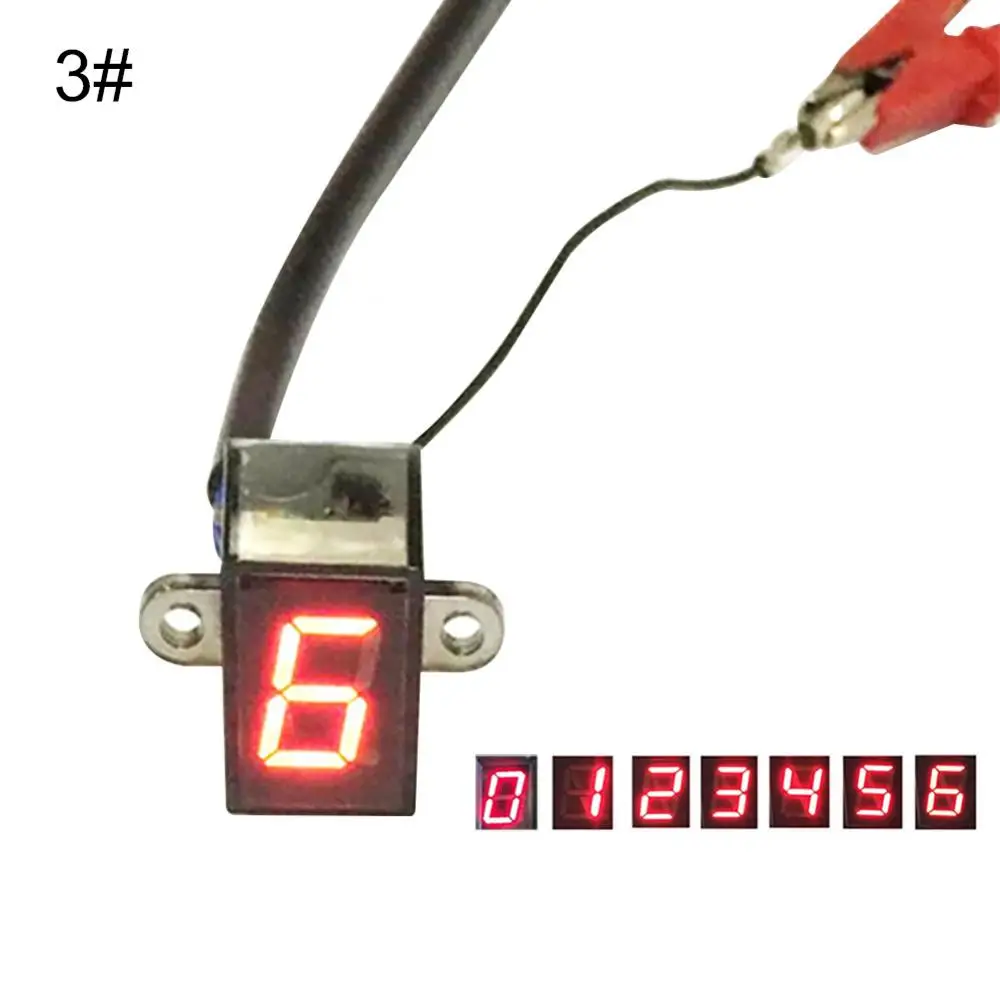 

12V Universal Motorcycle Digital LED Gear Indicator Shift Levers Sensor Display