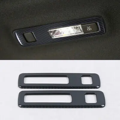 

Carbon Fiber Look Rear Reading Light Lamp Cover Trim 2pcs For Benz A Class 2019