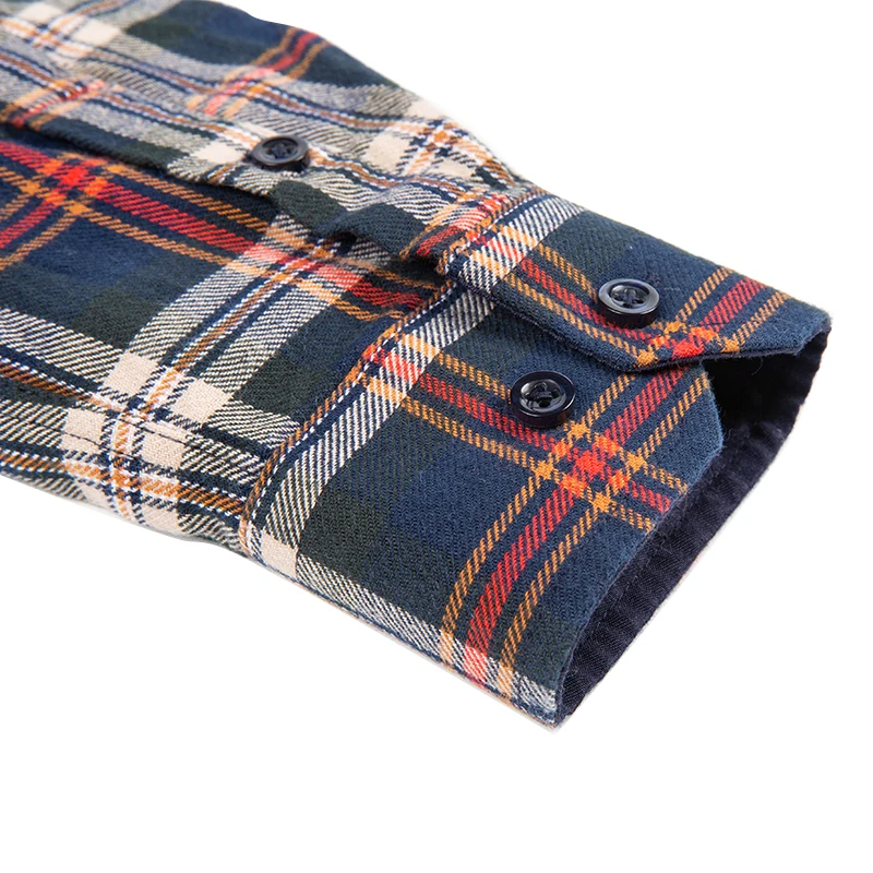 Aoliwen Flannel Multicolor Long Sleeve Shirts For Men 100% Cotton Oversized Casual Social Plaid White Shirts camisas para hombre