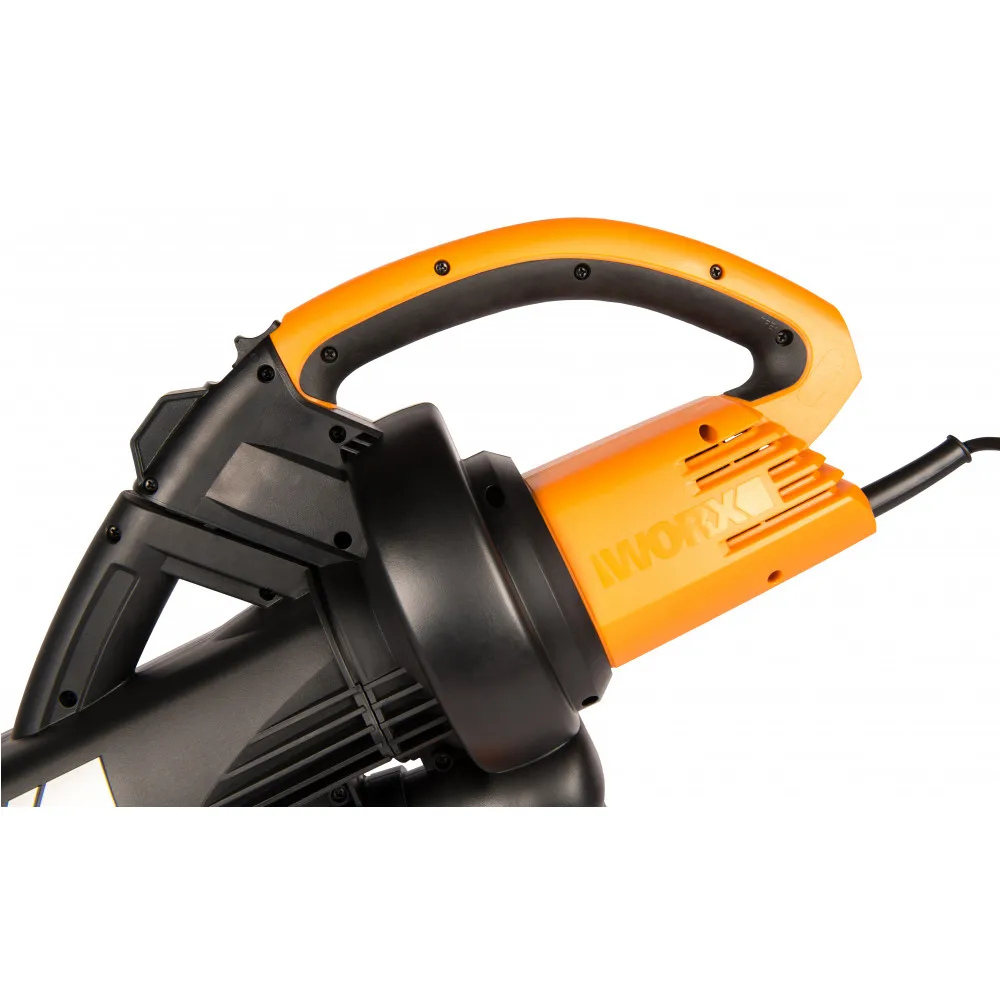 Воздуходув Садовый Пылесос сетевой WORX WG505E 335 км/ч 3000Вт коробка|Воздуходувки и