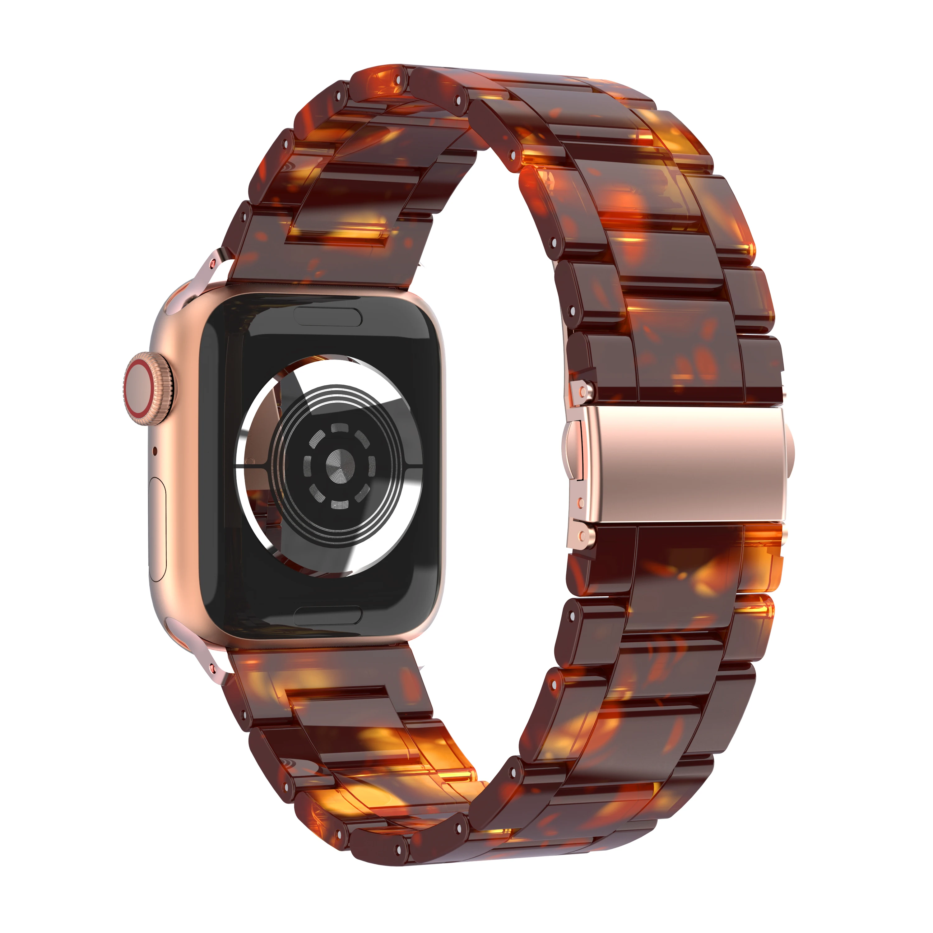 Сменные полимерные ремешки для часов Apple Watch 38 мм 40 мм легкий полимерный металлический ремешок с пряжкой для iwatch серии 1 2 3 4 5 42/44 мм