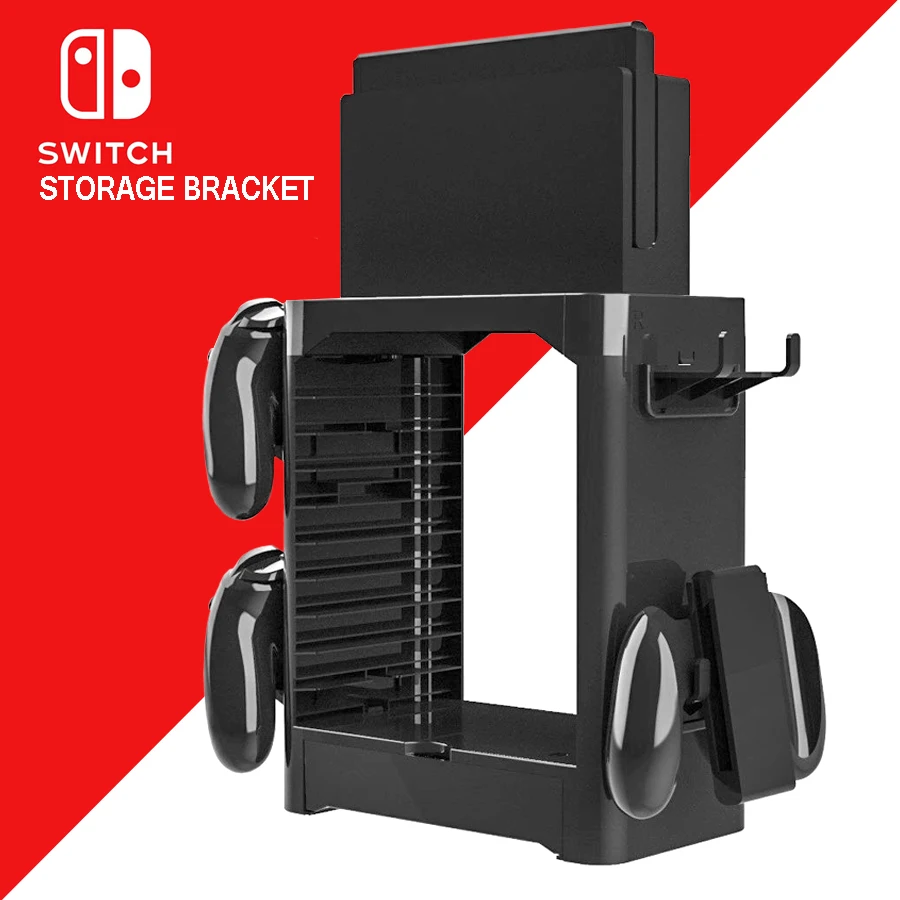 Nintend Switch Multifunction Storage Tower Stand Game Disk Rack Controller Holder for Nintendo NintendoSwitch Accessories | Электроника