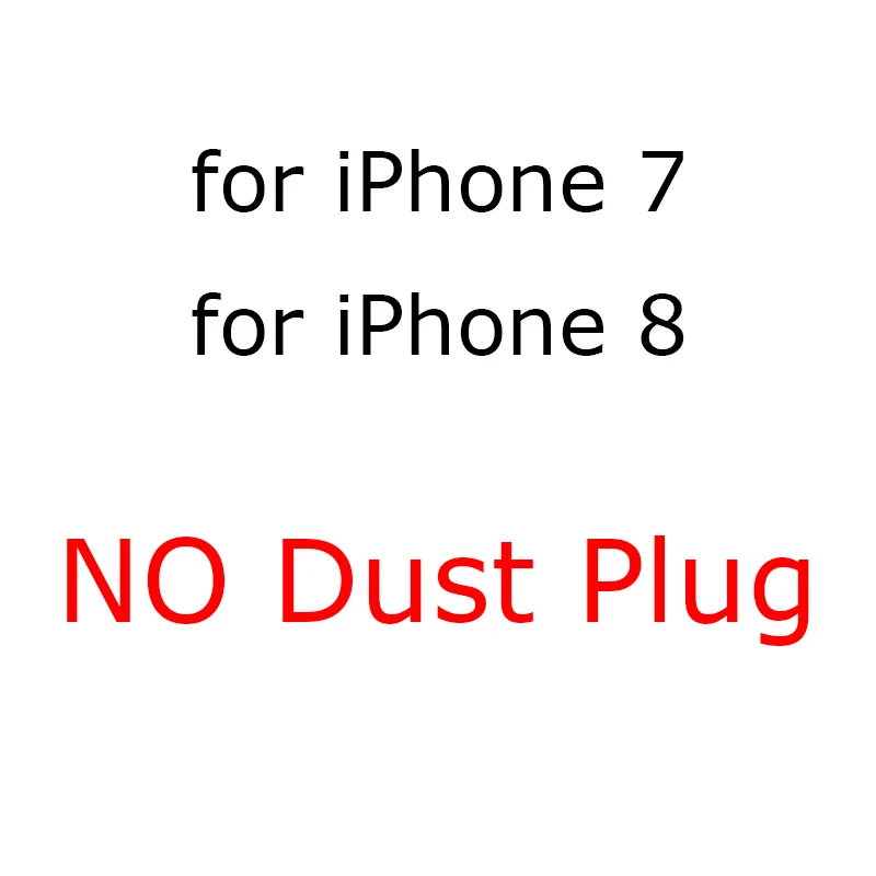 Пылезащитная заглушка прозрачные силиконовые чехлы для iPhone 6 6s 7 8 Plus X XR XS Max мягкий чехол на заднюю панель телефона iPhone6 iPhone7 iPhone8 iphoneexr - Цвет: Transparent