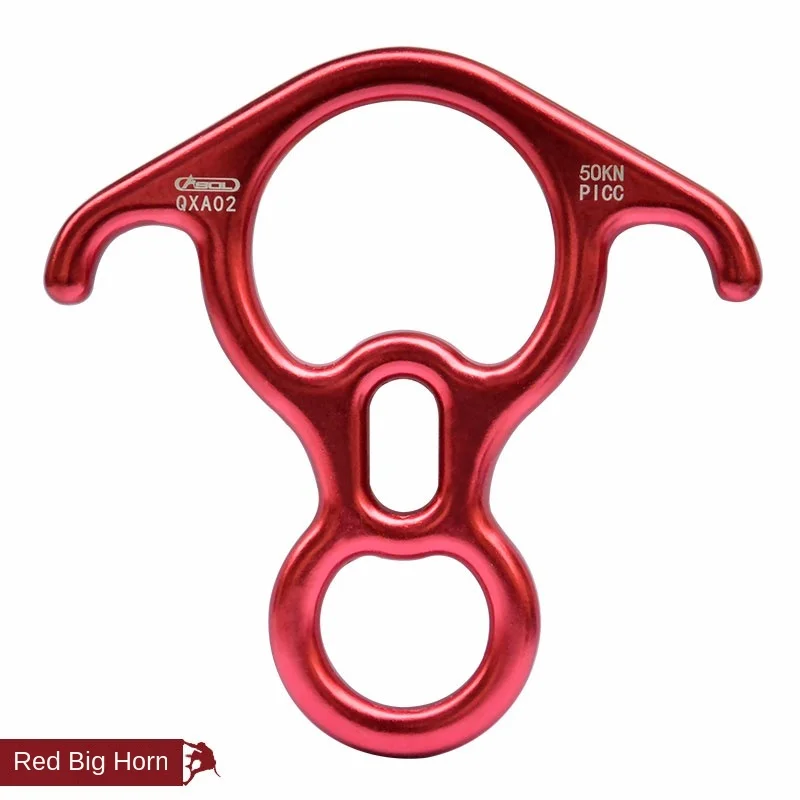 

Mountaineering Rock Climbing Rappelling Equipment 8-Ring Eight Rings Cable Drop Ring High Altitude Descent Control Device