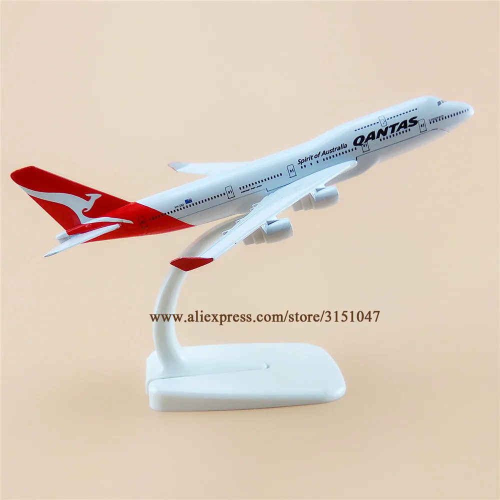 16 см Air Qantas Spirit Of Australia B747 Boeing 747 Airways Airlines металлический сплав модель самолета