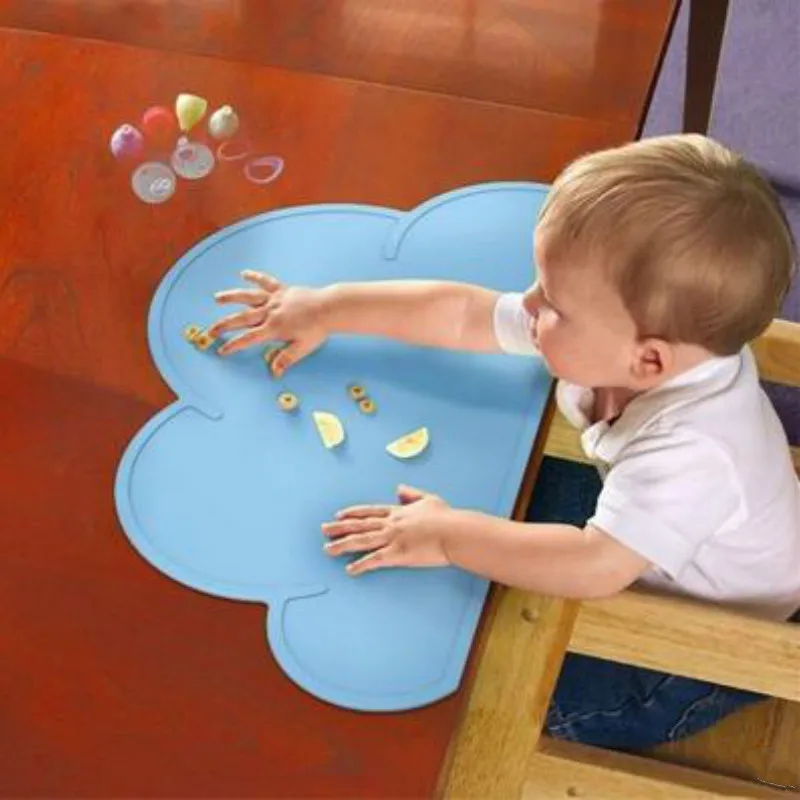 1 шт. коврик для детской доски в форме облаков пищевой силиконовый Настольный