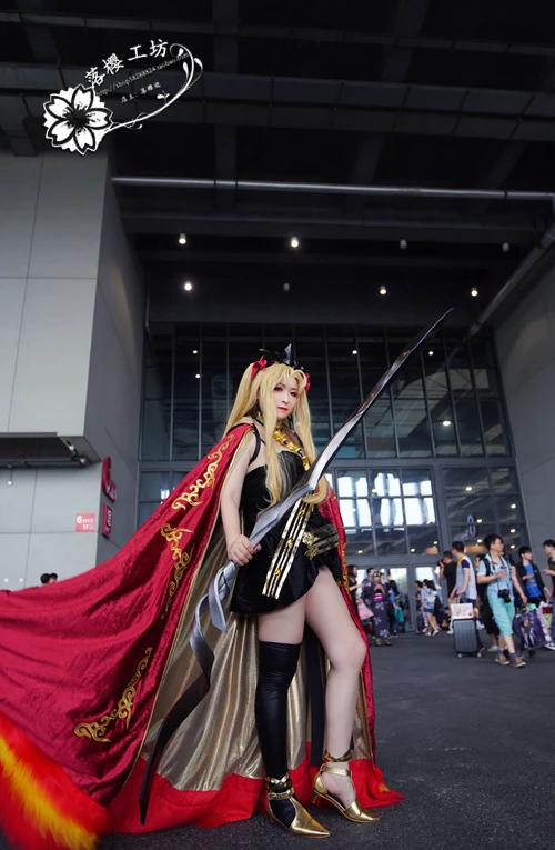 Anim Fate Grand Order FGO Ereshkigal Роскошная накидка платье униформа Косплей Костюм Хэллоуин