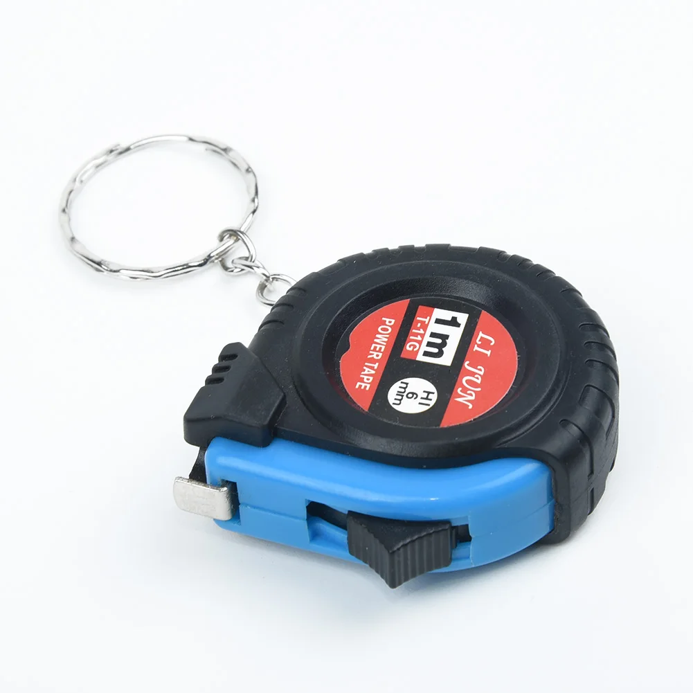 1 X Выдвижная Линейка Рулетка для измерения брелок мини карманный размер