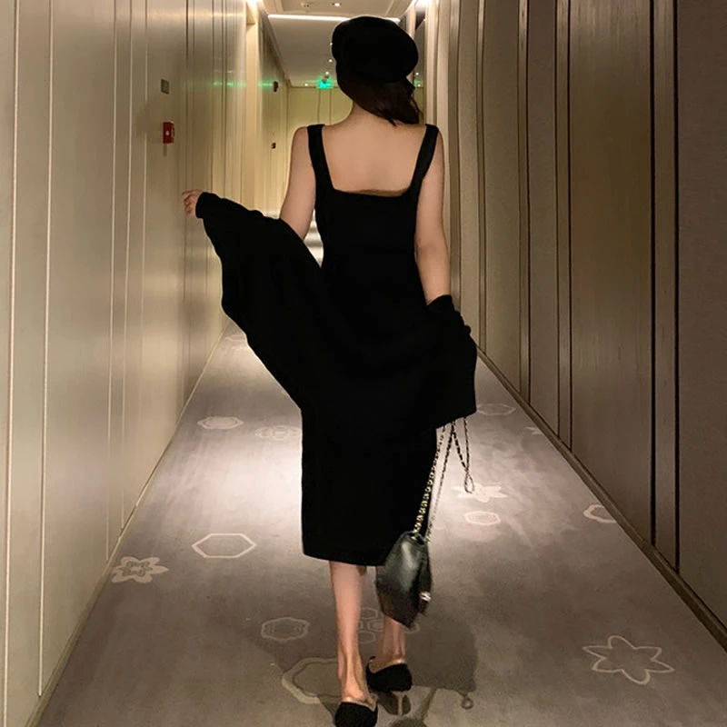 RealShe элегантное женское платье комплект из 2 предметов v-образный вырез