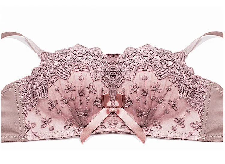 Roseheart летние женские модные красные фиолетовые беспроводные сексуальные комплекты нижнего белья, хлопковые трусики, Мягкие Бесшовные комплекты бюстгальтеров нижнее белье A B