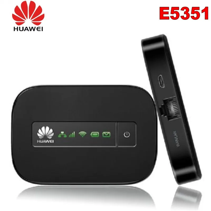 Разблокированный Huawei E5351 оригинальный лучший 3G портативный wi fi роутер со слотом