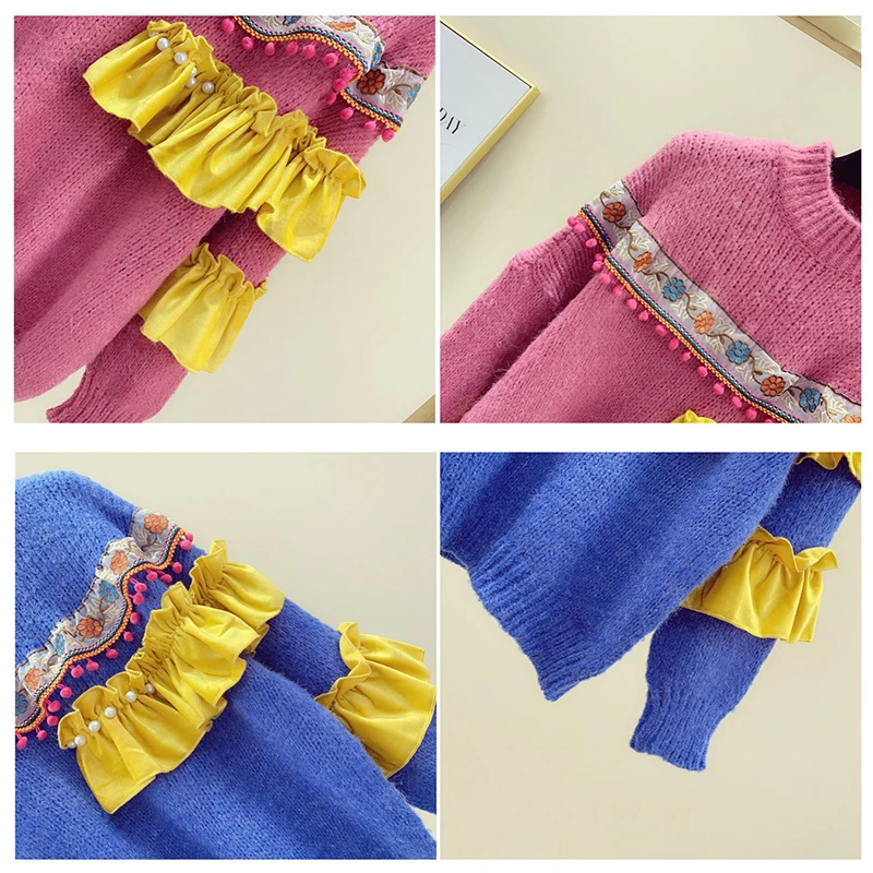 Half-turtleneck pullover women 2019 fall/winter new Korean version of loose thick needle student wool sweater tide | Женская одежда