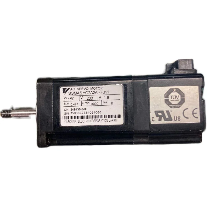 

SGMAS-C2A2A-FJ11 , servo motor ; used one, 85 % appearance new ; 3 months warranty , freely shipping