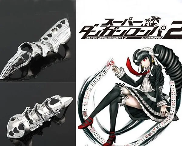 Унисекс аниме Danganronpa V3: Killing Harmony Celestia Ludenberg Косплей Костюм панк кольца на палец