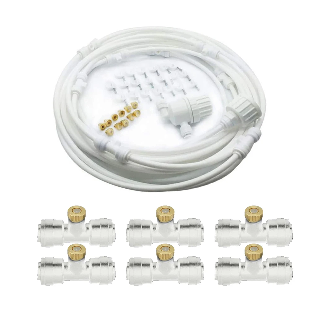 

Outdoor Misting Cooling Paint Garden Sets Fog Nozzles Irrigation System Rrigation System Kit Patio Irrigation Misting Automatic