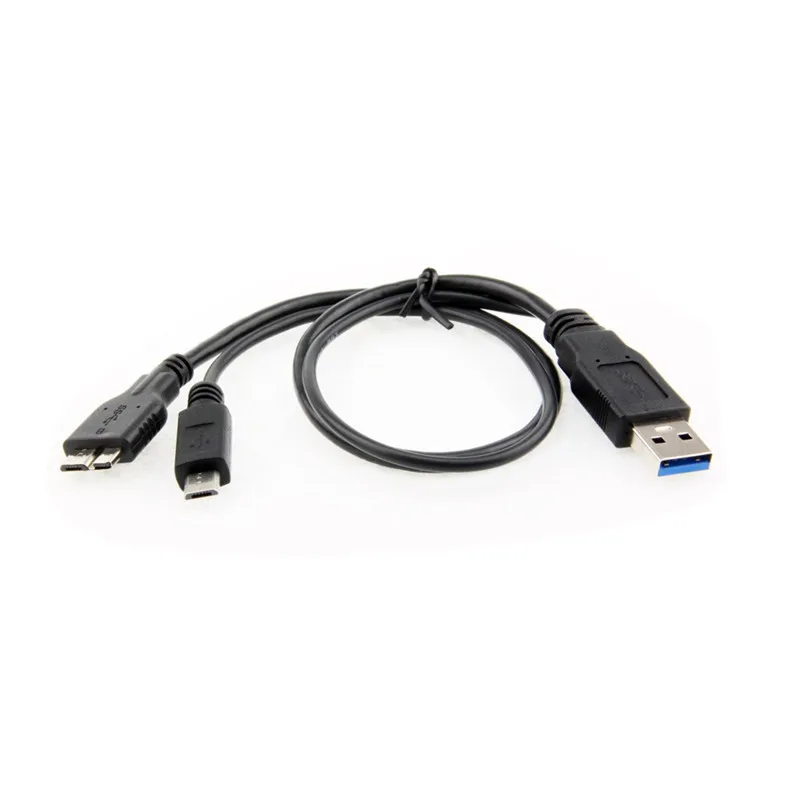 USB 3 0 AM A Type Male к micro B + Micro 2 5pin Y кабель для hdd M3 Portable ADATA|usb 3.0 male|micro b usb 3.0y cable |