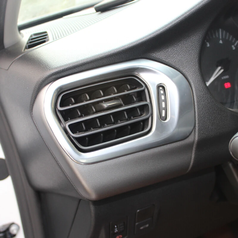

2014 2015 2016 For Citroen Elysee C-Elysee ABS Plastic Car Air conditioner Vent outlet panel cover trim car styling Accessories