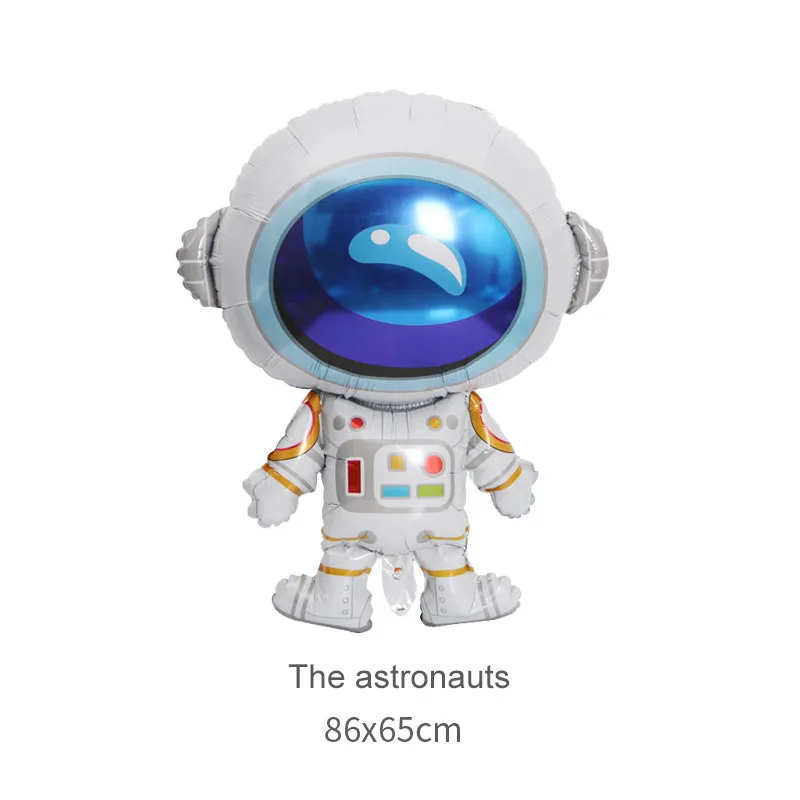 

Outer Space Party Decoration Foil Balloon Giant Rocket Space Party Astronaut Balloons Boy Inflate Toy Baby Shower Birthday Gift