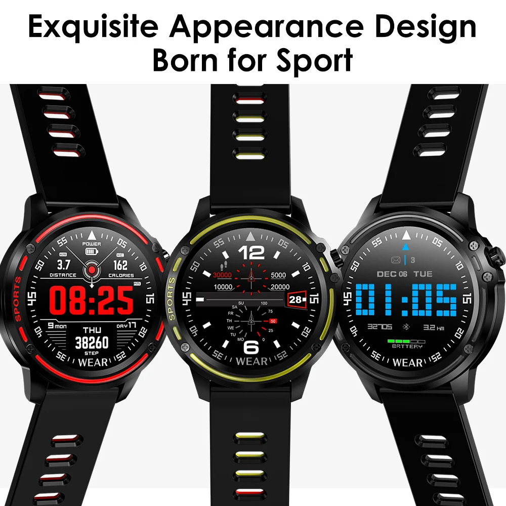 

L8 Smart Watch Men With ECG PPG Blood Pressure Heart Rate Sports Fitness IP68 Waterproof Reloj Hombre Mode SmartWatch