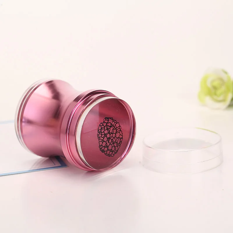 Новый 3 8 см Металлический Синий штамп инструмент для дизайна ногтей XL прозрачные