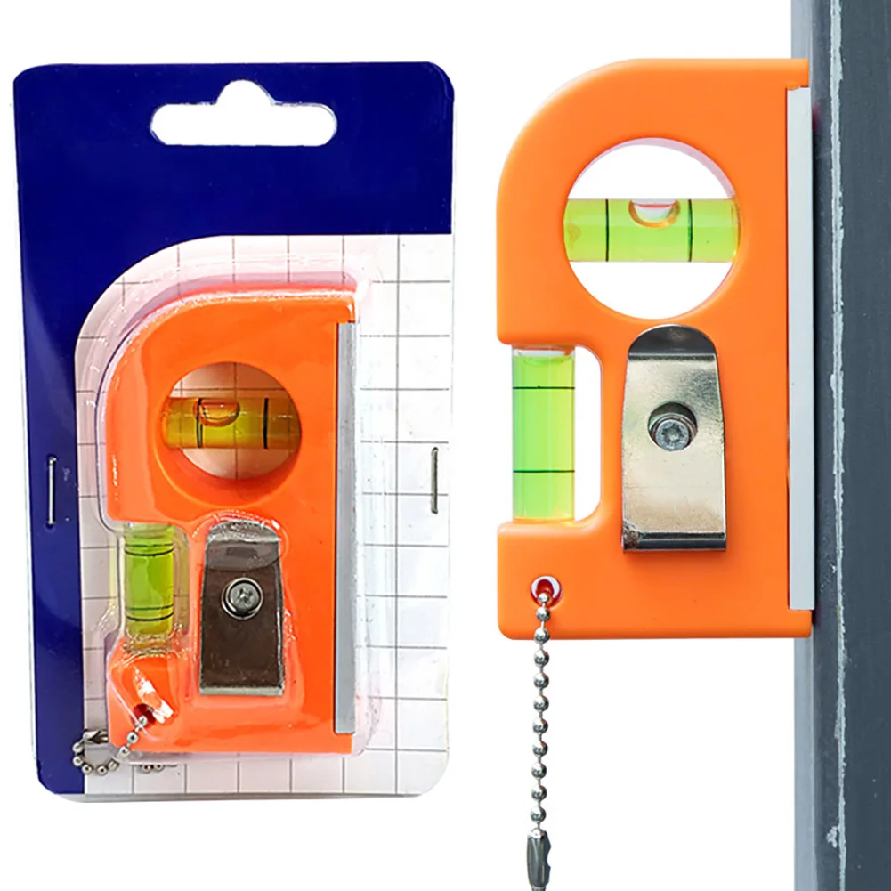 Профессиональная мини-линейка-уровень пузырьковый зажим практичный