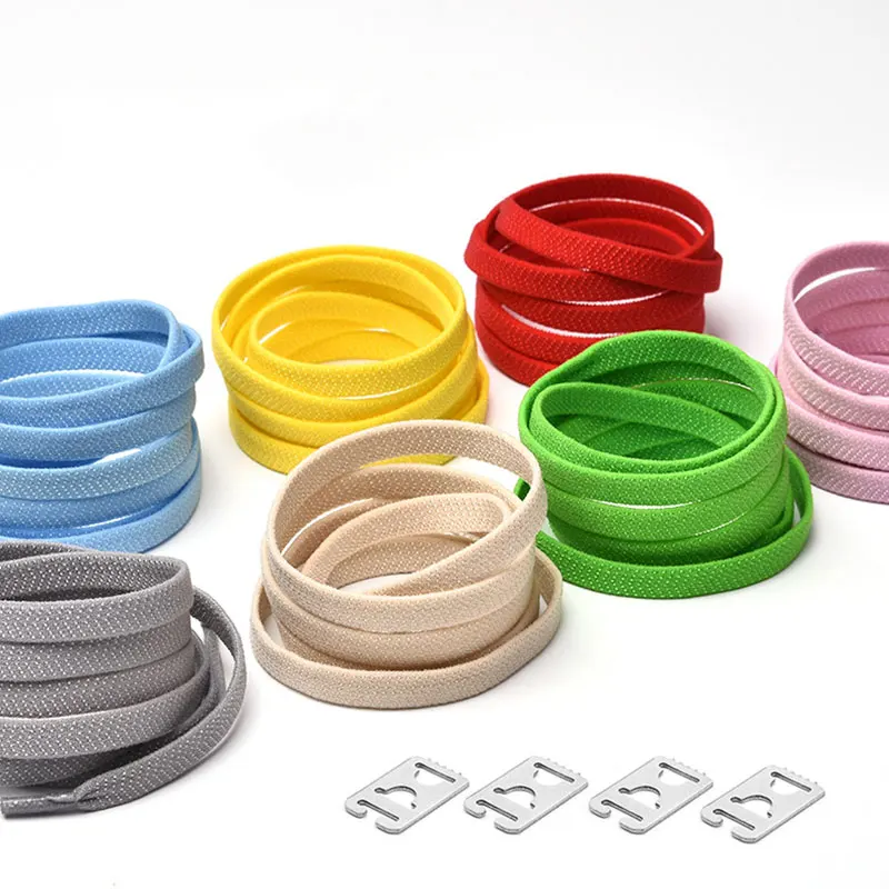 1 пара плоские эластичные шнурки для обуви|Шнурки| |